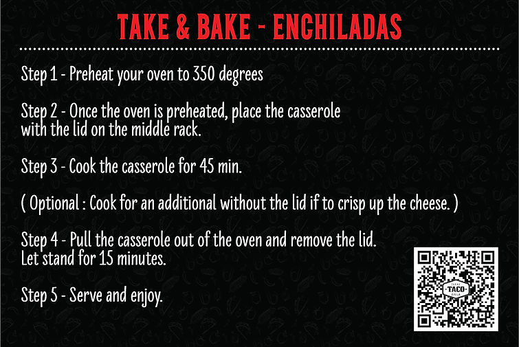 HEATING INSTRUCTIONS texastacokitchen